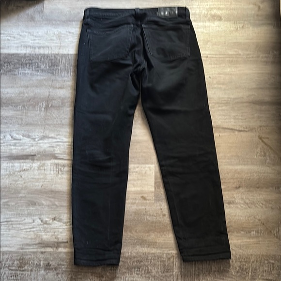 Madewell Taper Jeans In Saturated Black Wash - Picture 5 of 6